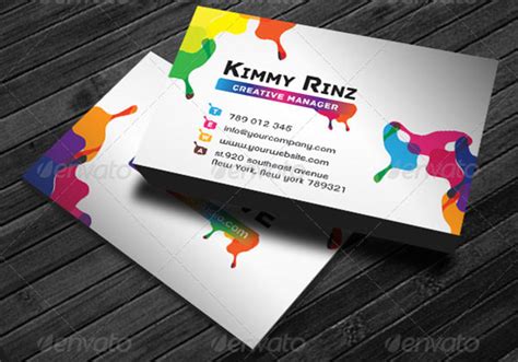 Artist Business Cards Templates Free - FREE PRINTABLE TEMPLATES