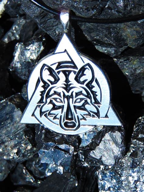 Tribal Wolf Therian Symbol Otherkin Large by CenterOfTheCircle