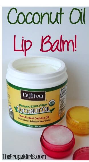 DIY coconut oil lip balm | Home and Heart DIY