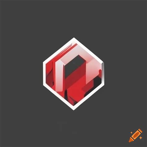 Red minimalist logo