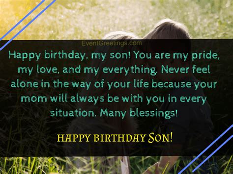 40 Best Happy Birthday Son From Mom Quotes With Unconditional Love