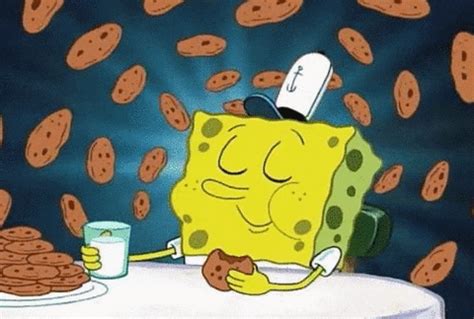 Cookie Eating GIF by SpongeBob SquarePants - Find & Share on GIPHY