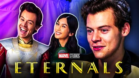 New Eternals Photos Reveal Best Look at Harry Styles' Marvel Costume