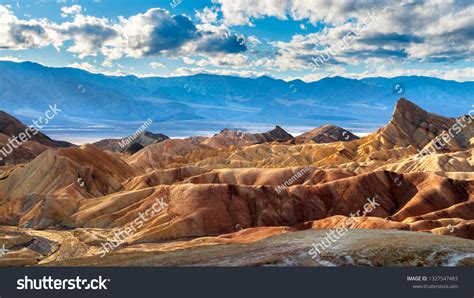 Zabriskie Point Panorama Death Valley National Stock Photo 1327547483 ...