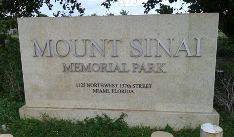 Mount Sinai Memorial Park in Miami, Florida - Find a Grave Cemetery