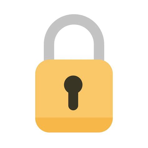 secure padlock icon 3662232 Vector Art at Vecteezy