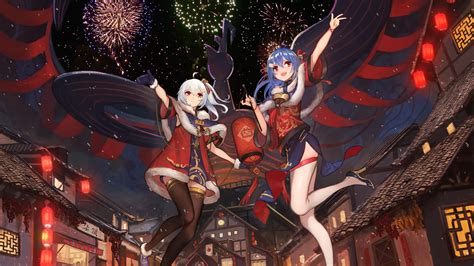 New Year's Greetings Festival 2K [Wallpaper Engine Anime] | New year ...