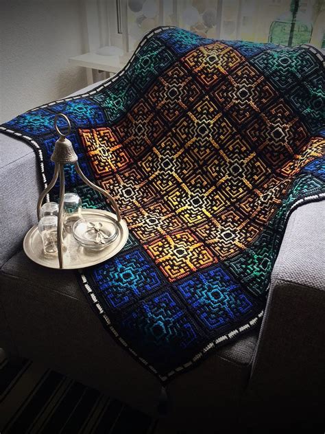 Beautiful Crochet Mosaic Blanket Patterns - Beautiful Dawn Designs