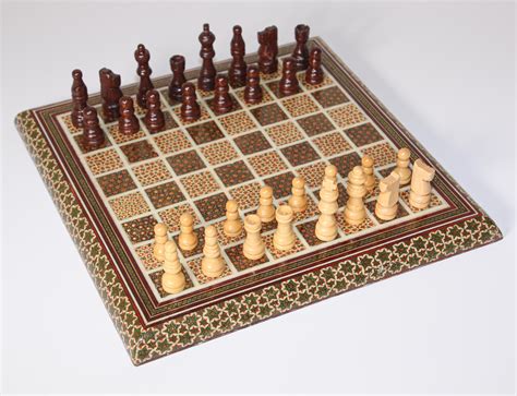 Middle Eastern Persian Khatam Chess Game at 1stDibs | khatam chess board, ancient persian chess ...