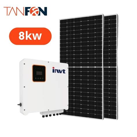 8kw On Grid Off Grid Hybrid Solar Panel System_On And Off Grid Solar System_TANFON solar power ...