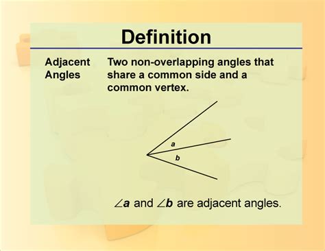 Definition--Angle Concepts--Adjacent Angles | Media4Math