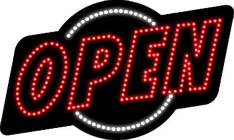 Open Animated LED Sign - Open LED Signs - Everything Neon