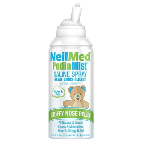 NeilMed PediaMist Pediatric Saline Nasal Spray, 2.53 Fl. Oz. - Walmart ...