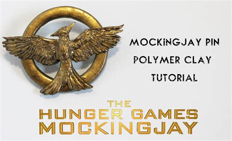 DIY Hunger Games Mockingjay Pin Polymer Clay Tutorial