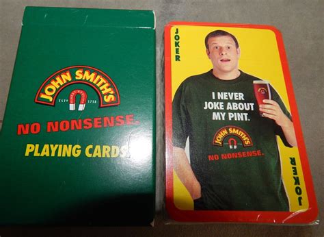 JOHN SMITHS BITTER NO NONSENSE ADVERTISING PLAYING CARD SET .SEALED PACK | eBay