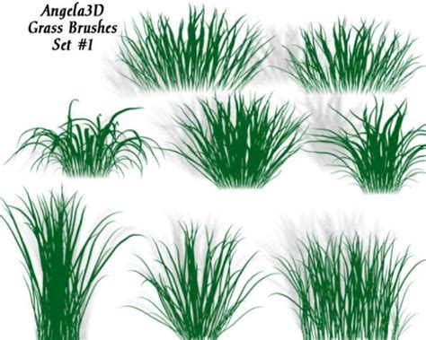 60+ Photoshop Grass Brushes - Seed Your Designs With Some Grass ...