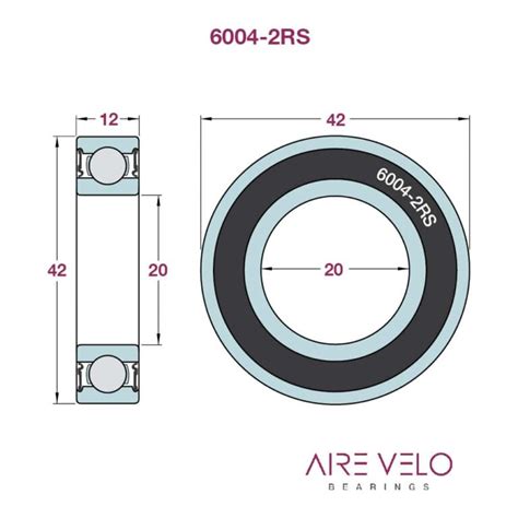 6004-2RS - Airevelo Bearings