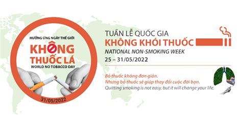 Hưởng ứng Ngày thế giới không hút thuốc lá 31/5/2022 và Tuần lễ Quốc gia không thuốc lá 25 – 31 ...