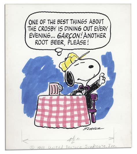 Charles Schulz ''Peanuts'' Color Original Artwork Starring Snoopy From ...