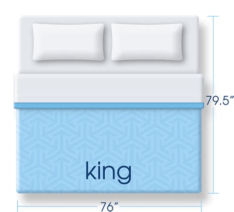 King Size & California King Size Mattress Dimensions - Serta Comfort 101