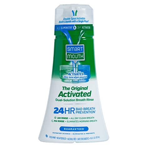 SmartMouth Dry Mouth Mouthwash, Re-hydrating Oral Rinse for Dry Mouth ...