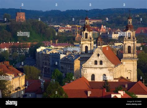 View to Vilnius old town Stock Photo - Alamy