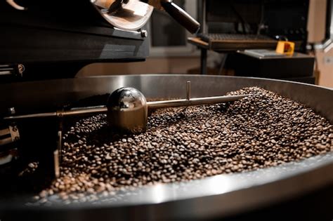 Premium Photo | Professional coffee roasting process