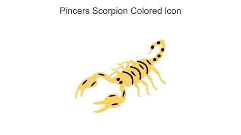 Pincers Scorpion Colored Icon In Powerpoint Pptx Png And Editable Eps ...