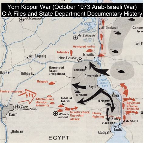 Yom Kippur War (October 1973 Arab-Israeli War) CIA Files and State Department Documentary History