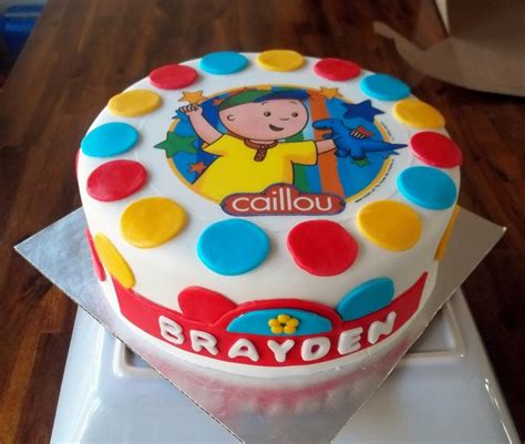 Caillou Birthday Cake - CakeCentral.com