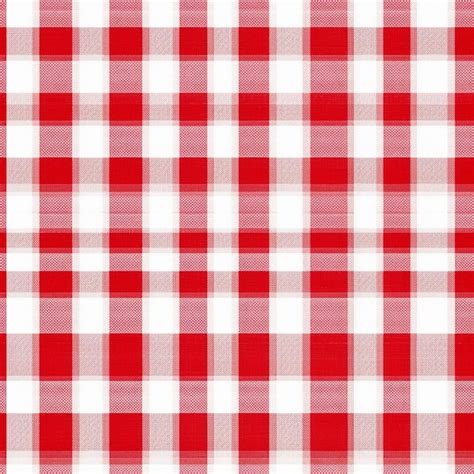 Premium AI Image | A red and white plaid fabric with a check pattern ...