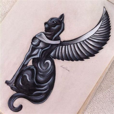 Top 132+ egyptian cat tattoo designs best - in.starkid.edu.vn