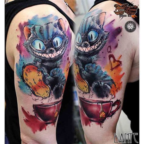 Crazy Cheshire Cat Tattoo - Best Tattoo Ideas Gallery | Cool tattoos ...