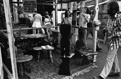 Woodworker At The Ann Arbor Art Fair, July 1975 | Ann Arbor District ...