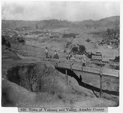 Town of Volcano and Valley, Amador County | Amador county, Sierra nevada mountains, Vintage ...