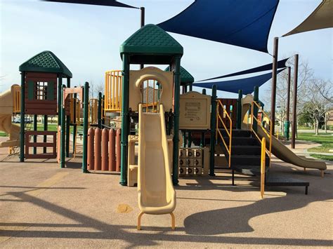 Bumpy slide on the playground for big kids at Orchard Park in Eastvale ...