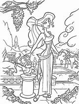 Hercules Disney Coloring Page  Free Printable Pages sketch template
