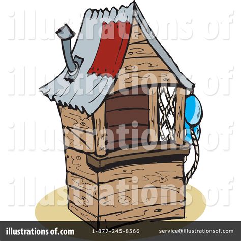 Shack Clipart #65520 - Illustration by Dennis Holmes Designs