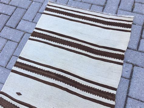 Farmhouse runner rug Handmade runner rug Striped runner | Etsy