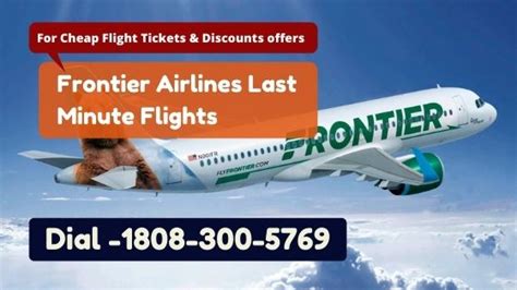 Frontier Airlines Last Minute Flights Deals (Travel & Tickets - Tickets)