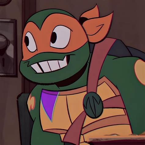 mikey rottmnt icon | Tortues ninja, Tortue, Ninja