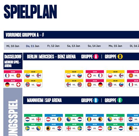 Handball EM 2024 PDF-Spielplan - Download - CHIP