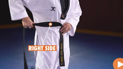 Taekwondo: How to tie your belt | SportsEdTV