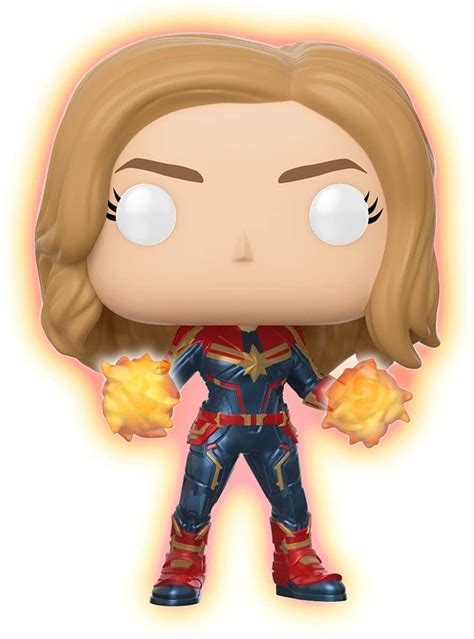 Glow in the Dark Captain Marvel (Captain Marvel) Funko Pop | Funko Wiki | Fandom