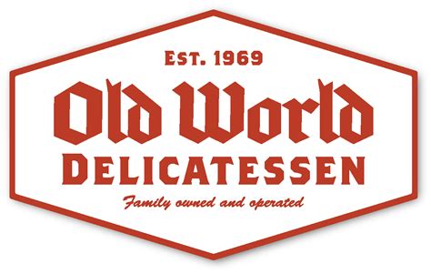 Dine-In Menu - Old World Deli