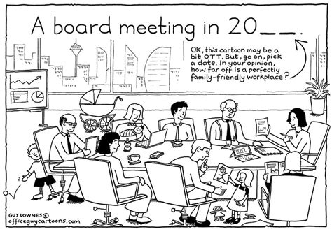 Board Meeting - Office Guy Cartoons