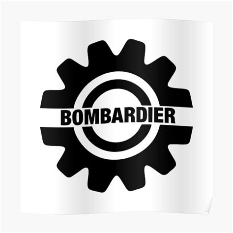 "Bombardier Logo" Poster for Sale by SopaidNorth | Redbubble