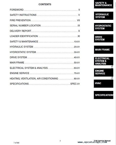 Bobcat T190 Track Loader Service Manual PDF