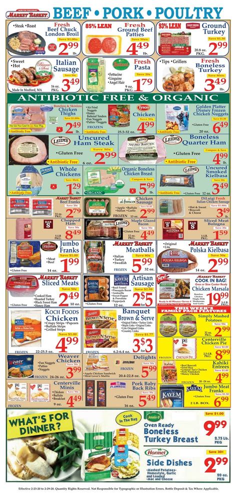 Market Basket Weekly Flyer Feb 23 – Feb 29, 2020