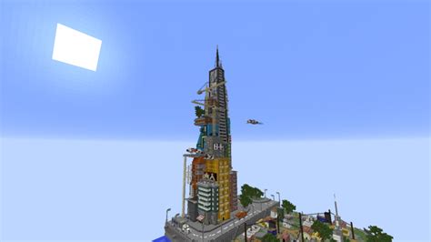 Cyberpunk Skyscraper Minecraft Map